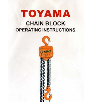 Chain block- is a mechanism used to raise or lower heavy loads with relative ease. The internal gears of the Chain Block wind the chains around, lifting the object that is attached to the end or hook. This means that very little force is required to lift large, heavy loads of up to 30,000 kg. 